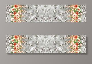 豹纹 手绘花图片