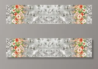 豹纹 手绘花图片