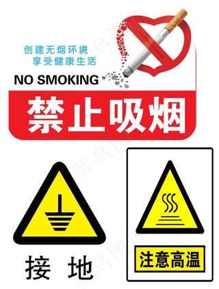 禁止吸烟 注意高温图片