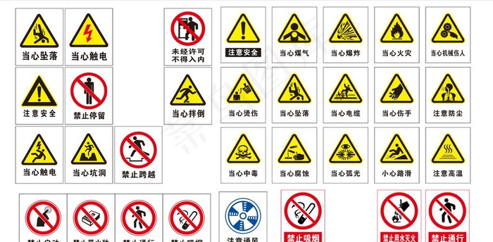 标牌 标识牌 警示牌 安全警示图片