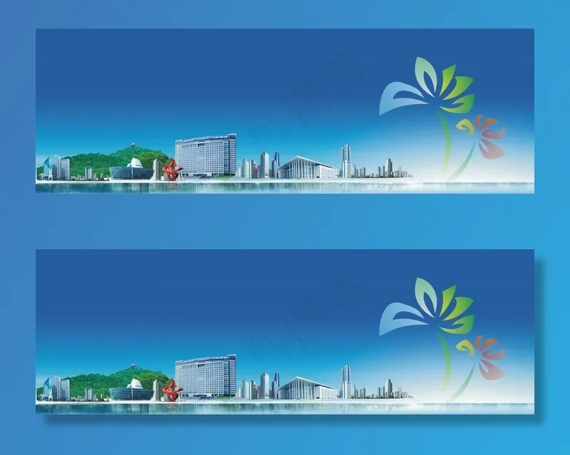 东莞市标志 建筑图片cdr矢量模版下载