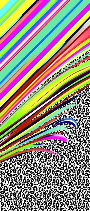 豹纹分层素材图片