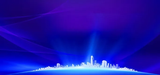 蓝色商务背景图片