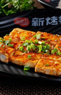 香煎铁板豆腐图片