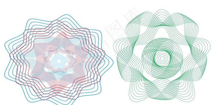 防伪纹图片cdr矢量模版下载