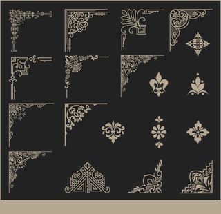 欧式花纹边框图片