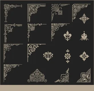 欧式花纹边框图片 欧式花纹边框图片