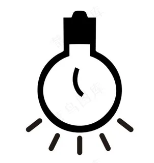 矢量电灯泡图片