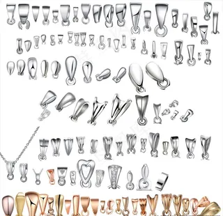 珠宝精修素材-坠扣 坠子 夹扣图片