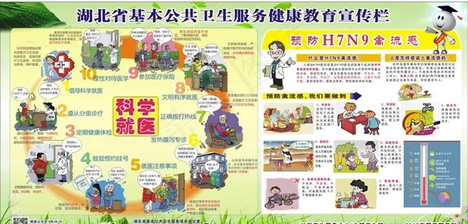 公共卫生宣传栏图片