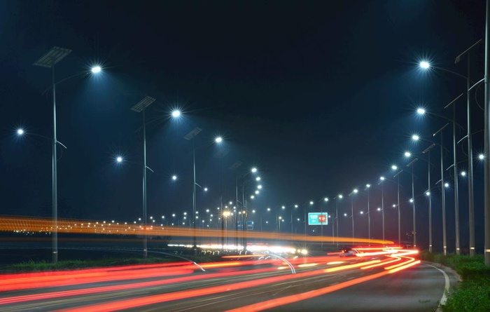 夜景    高速路夜景图片