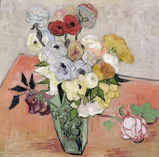 梵高静物油画图片