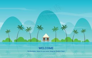 户外大气风景图片