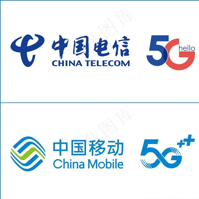 中国电信图片ai矢量模版下载