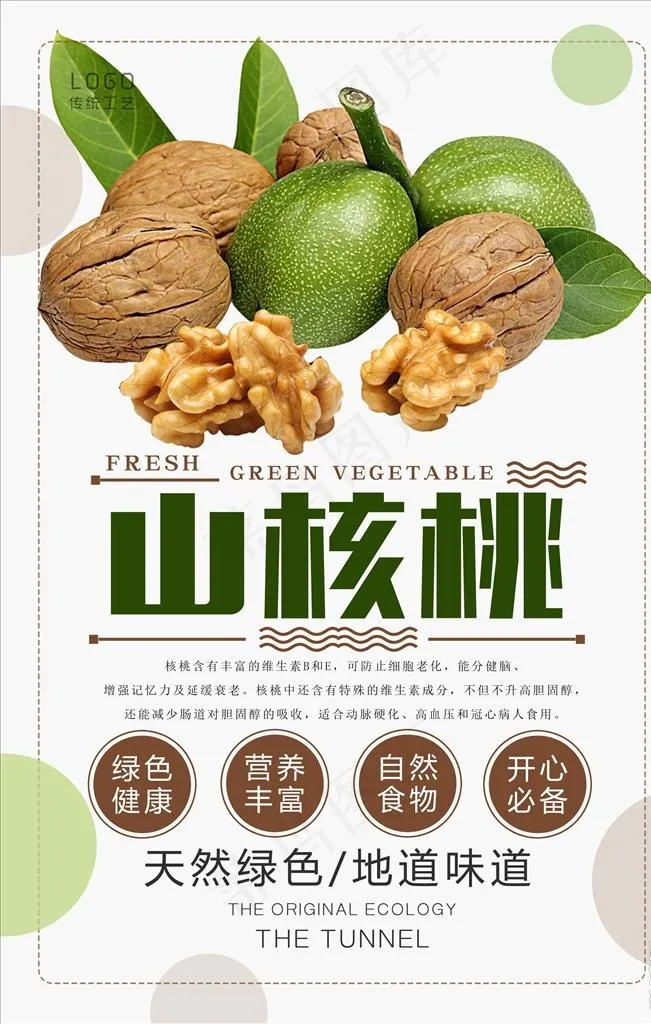 山核桃海报设计图片(3543X5315(DPI:150))psd模版下载