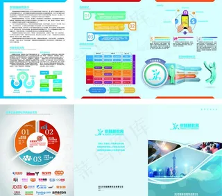 三折页 电商培训 网商培训图片