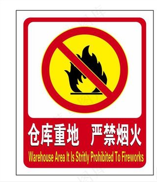仓库重地严禁烟火图片