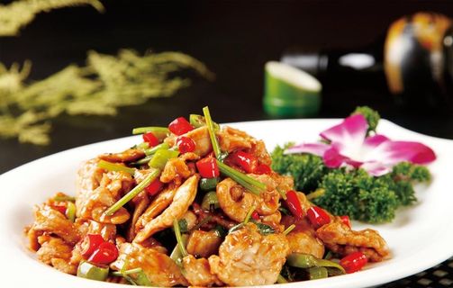 小炒黄牛肉图片