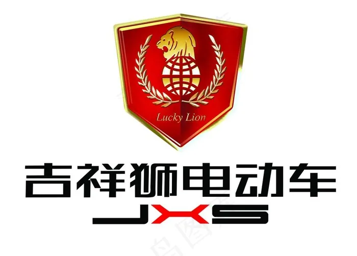 吉祥狮图片ai矢量模版下载