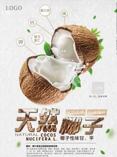 椰子碗图片