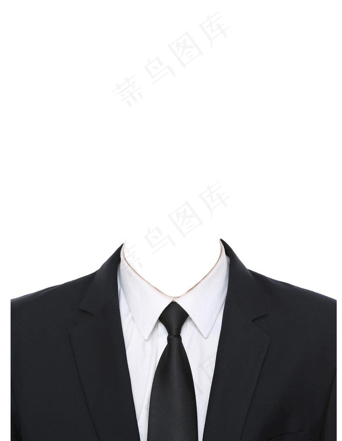 男士西服证件照图片