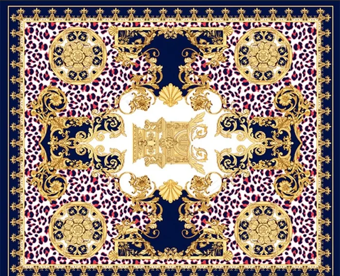 大牌*欧式风格*方巾*图片