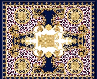 大牌*欧式风格*方巾*图片