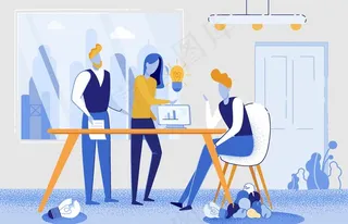 购物与职场人物图片