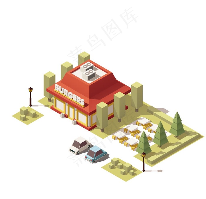 矢量门面建筑图片