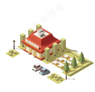 矢量门面建筑图片