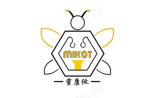 蜜蜂LOGO图片