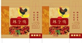 辣子鸡 包装设计图片