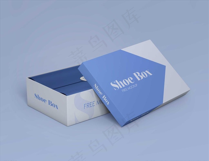 鞋盒样机图片