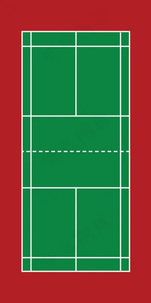 标准羽毛球场矢量效果图片