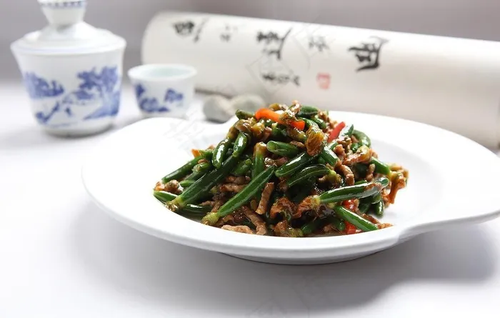 小黄瓜炒肉丝图片