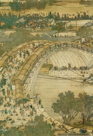 底纹 背景 古典 清明上河图图片