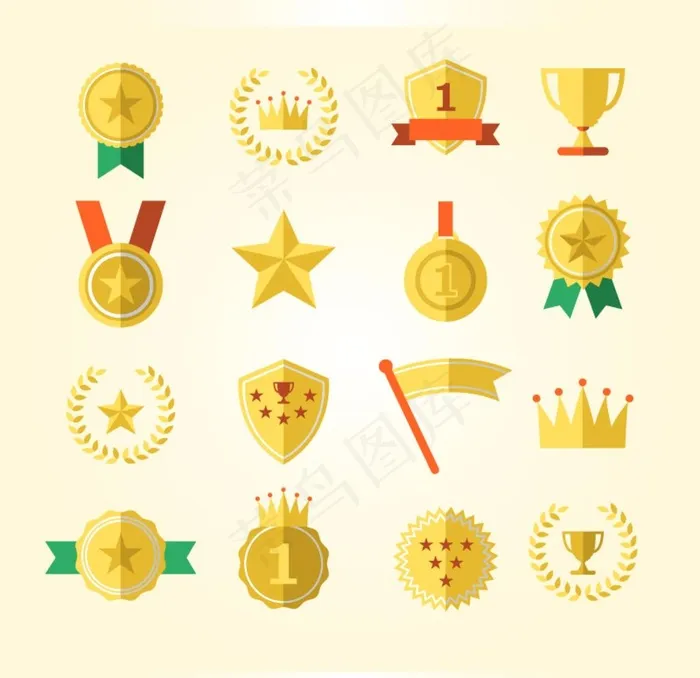 小图标图片ai矢量模版下载