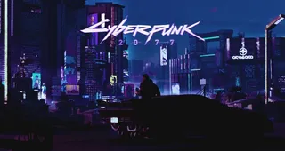 赛博朋克风未来科技插画图片