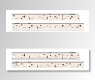 地产围墙 通道  楼盘围挡图片