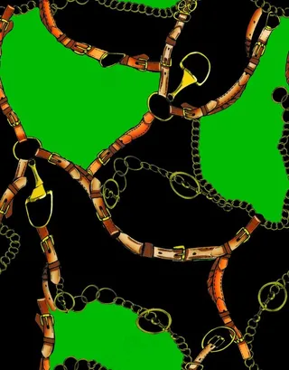 链条色块男装女装花型图片