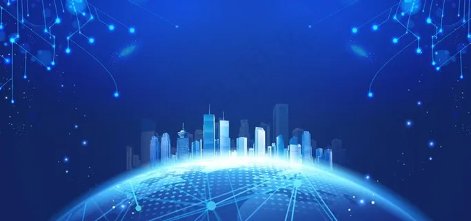 蓝色科技背景图片