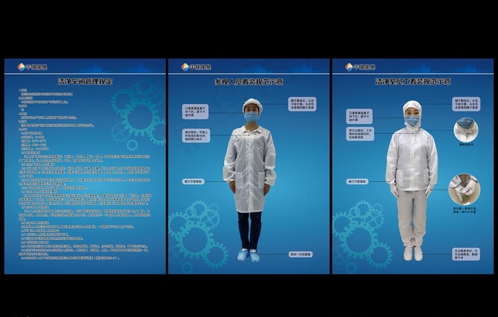 工厂车间着装更衣室管理制度图片(5315X7087(DPI:150))psd模版下载