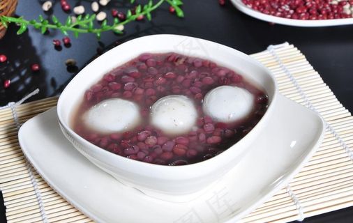 红豆汤圆图片