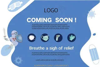 口罩防疫商品海报图片