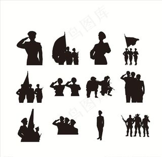 军人素材图片