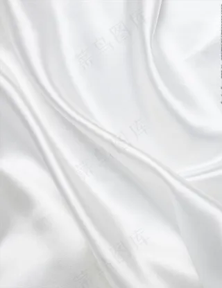 白色绸缎面料图片