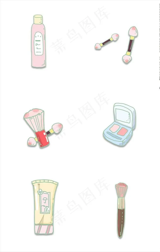 化妆品素材图片psd模版下载