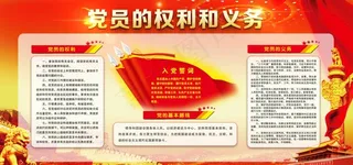 党员的权利和义务图片