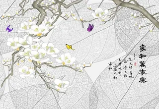 简约背景墙图片