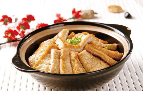 砂锅锔豆腐图片